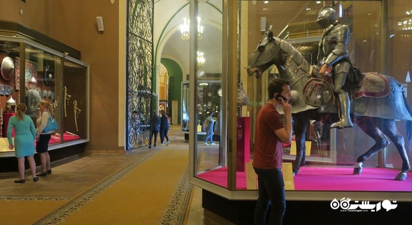  موزه تسلیحات کرملین شهر روسیه کشور مسکو