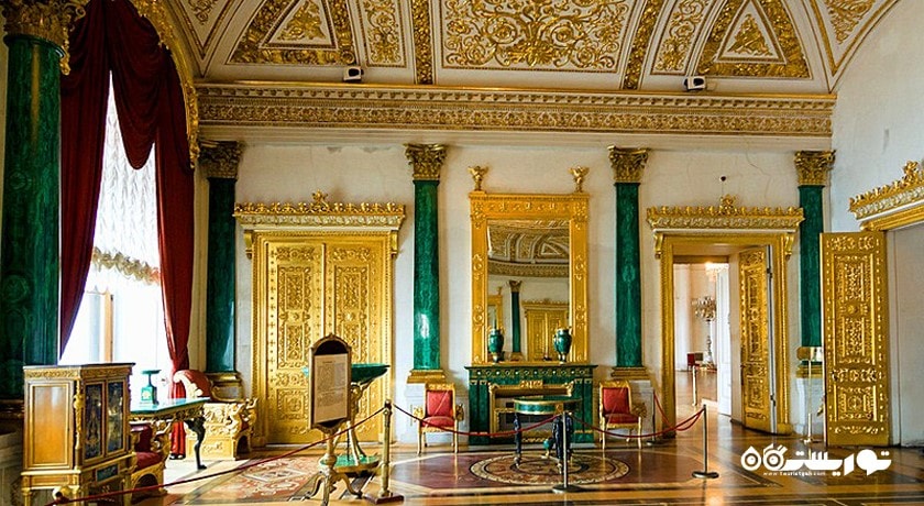  موزه دولتی ارمیتاژ یا هرمیتاژ شهر روسیه کشور سن پترزبورگ