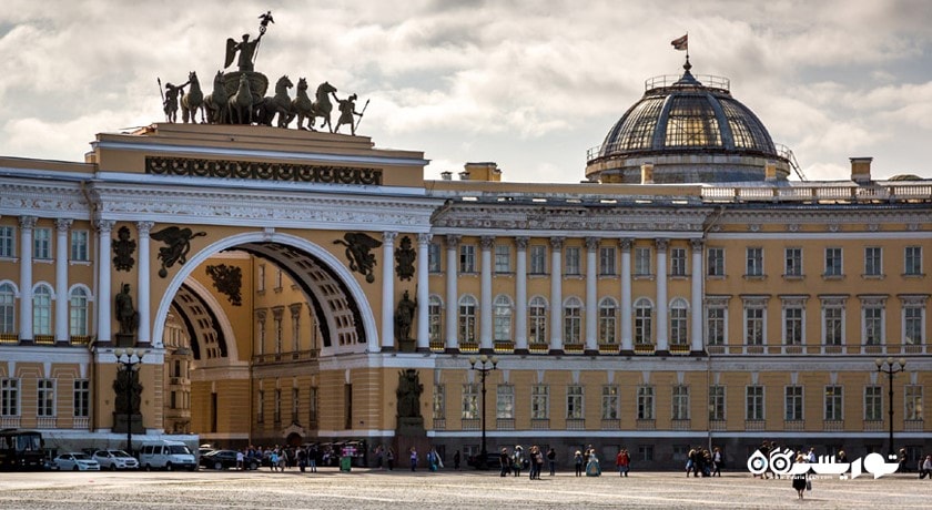 موزه دولتی ارمیتاژ یا هرمیتاژ شهر روسیه کشور سن پترزبورگ