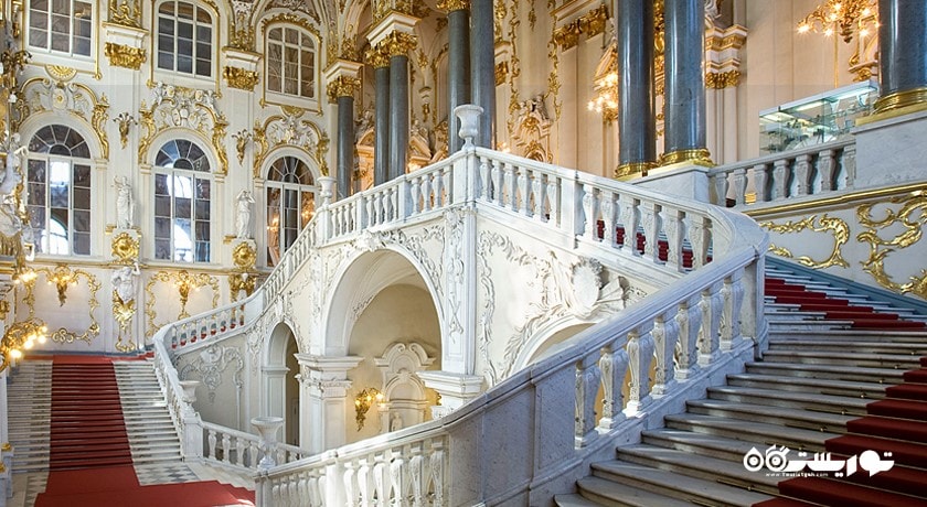  موزه دولتی ارمیتاژ یا هرمیتاژ شهر روسیه کشور سن پترزبورگ