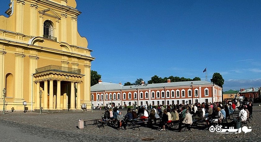  قلعه پیتر و پل و موزه تاریخی سن پترزبورگ شهر روسیه کشور سن پترزبورگ