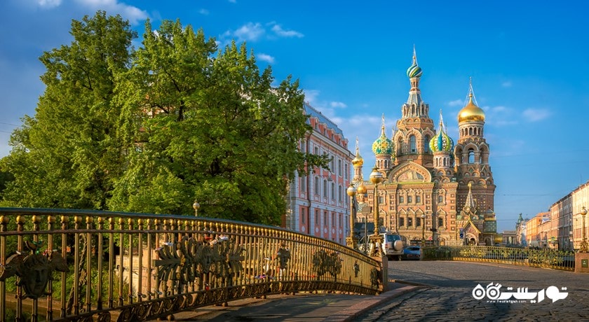  کلیسای ناجی در خون شهر روسیه کشور سن پترزبورگ