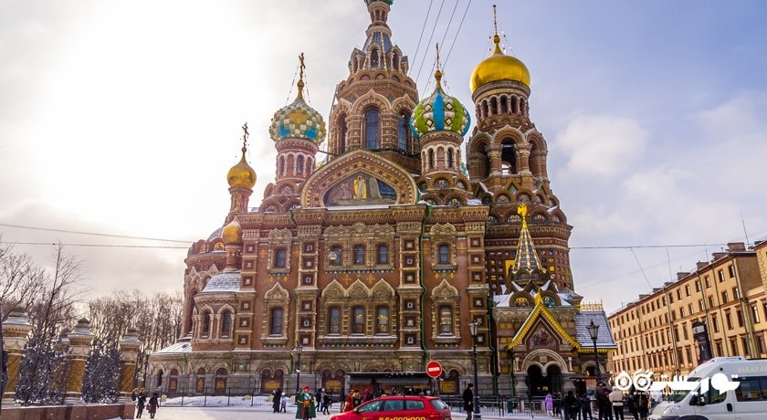  کلیسای ناجی در خون شهر روسیه کشور سن پترزبورگ