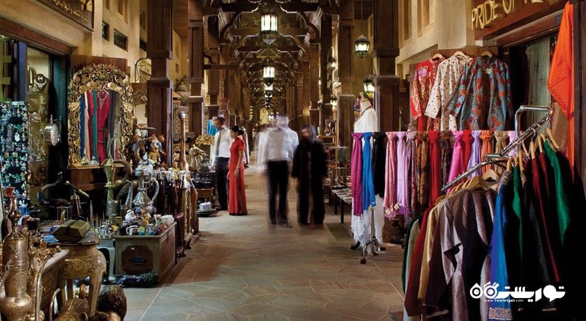 مرکز خرید بازار مدینه جمیرا شهر امارات متحده عربی کشور دبی