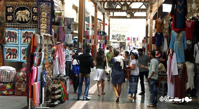 مرکز خرید بازار مدینه جمیرا شهر امارات متحده عربی کشور دبی