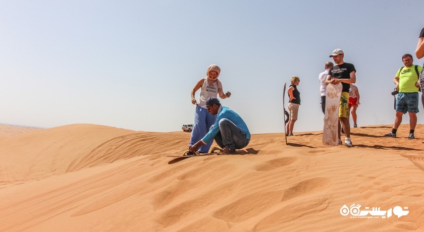 سند بوردینگ یا شن سواری دبی -  شهر دبی