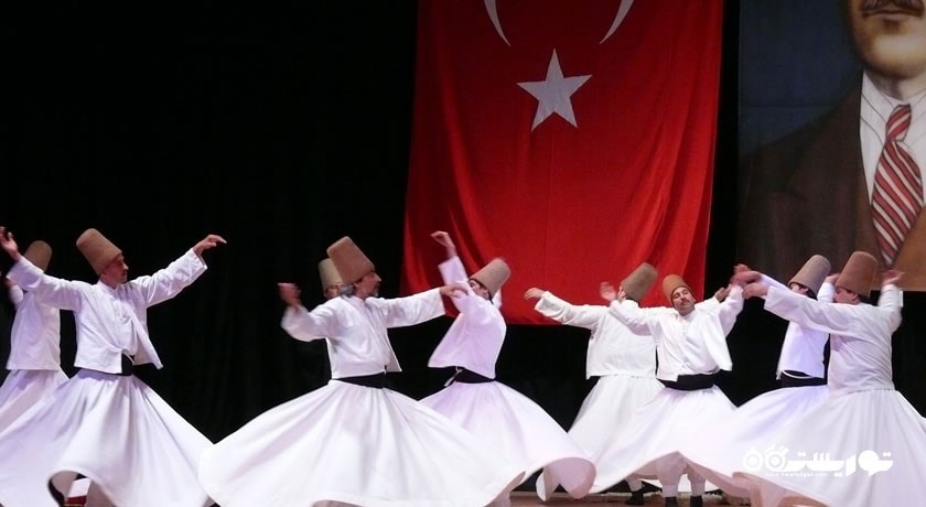 سرگرمی مراسم سماع (طریقت مولویه دراویش) شهر ترکیه کشور قونیه