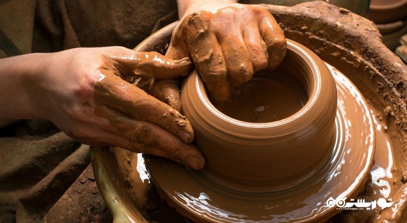 سرگرمی آموزش سفالگری در قونیه شهر ترکیه کشور قونیه