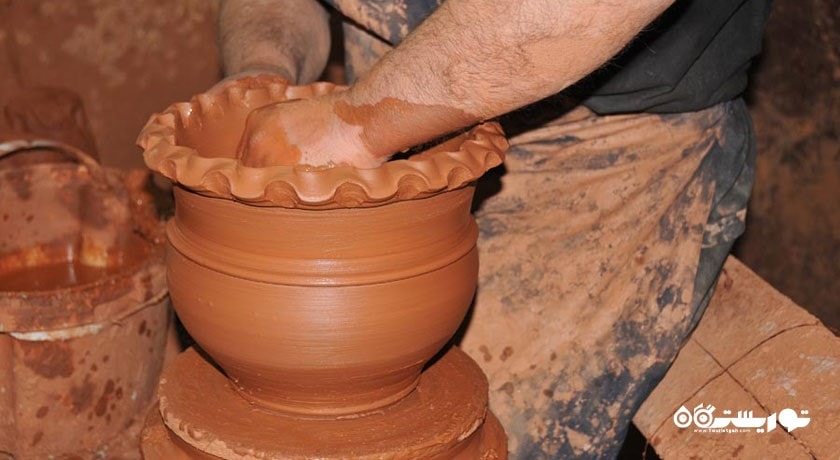 سرگرمی آموزش سفالگری در قونیه شهر ترکیه کشور قونیه