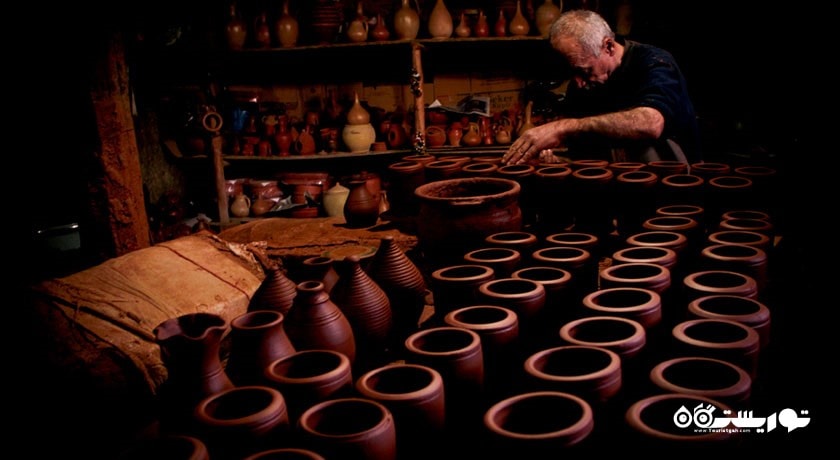 سرگرمی آموزش سفالگری در قونیه شهر ترکیه کشور قونیه