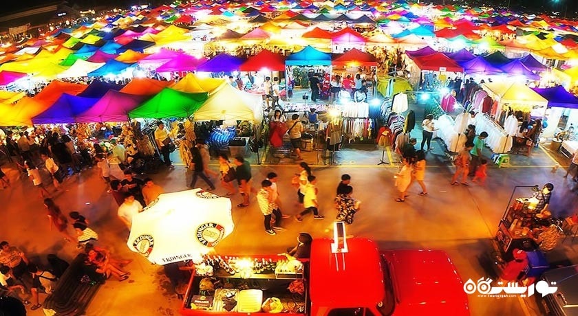 مرکز خرید بازار پوکت ویکند مارکت شهر تایلند کشور پوکت