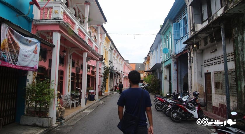 مرکز خرید بازار واکینگ استریت پوکت شهر تایلند کشور پوکت