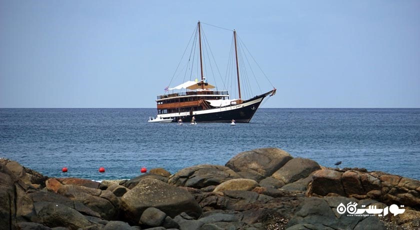 سرگرمی ساحل آزادی یا فریدام بیچ شهر تایلند کشور پوکت