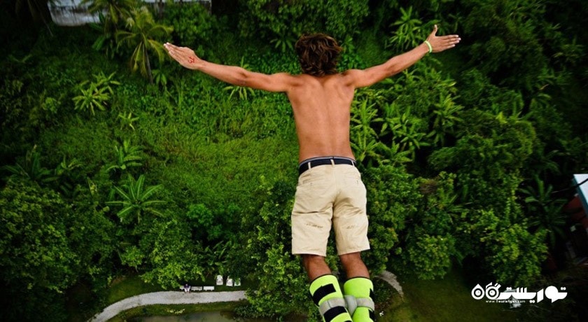 سرگرمی بانجی جامپینگ شهر تایلند کشور پوکت