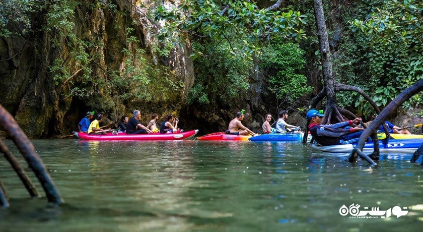 سرگرمی کایاک سواری شهر تایلند کشور پوکت