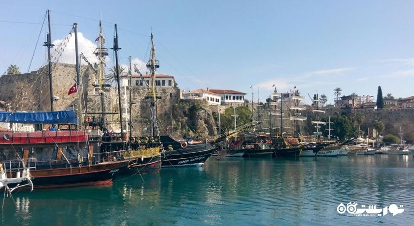 سرگرمی منطقه بندر - ساحل تفریحی آنتالیا شهر ترکیه کشور آنتالیا