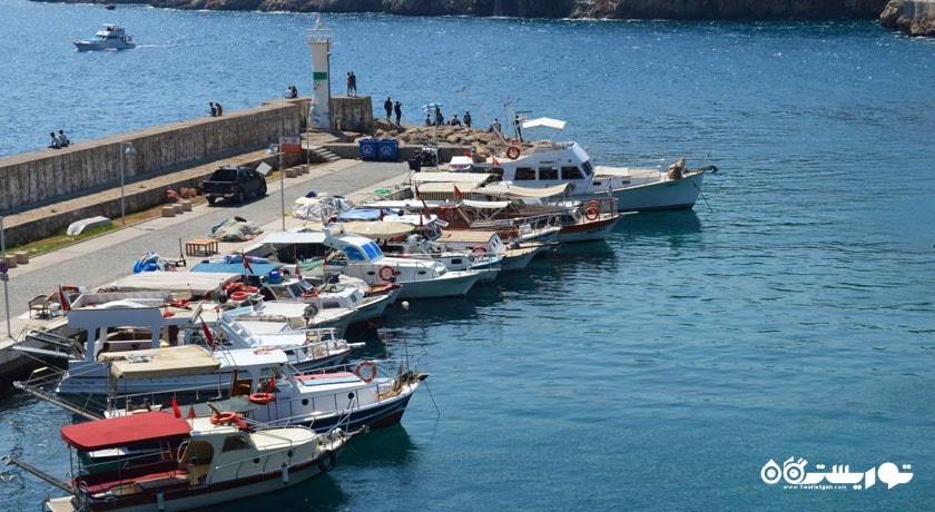 سرگرمی منطقه بندر - ساحل تفریحی آنتالیا شهر ترکیه کشور آنتالیا