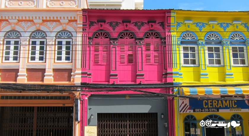 سرگرمی بازدید از شهر قدیمی پوکت شهر تایلند کشور پوکت