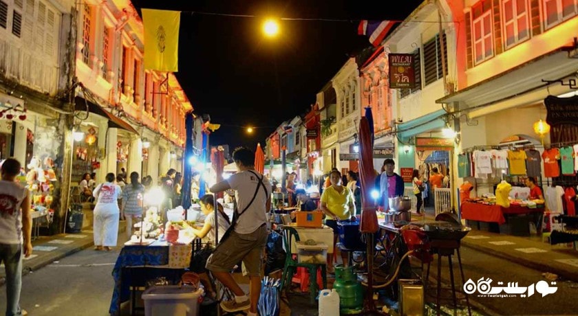 سرگرمی بازدید از شهر قدیمی پوکت شهر تایلند کشور پوکت