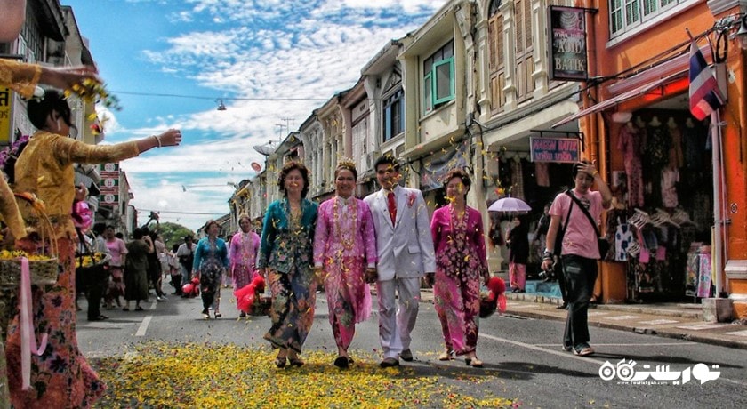 سرگرمی بازدید از شهر قدیمی پوکت شهر تایلند کشور پوکت