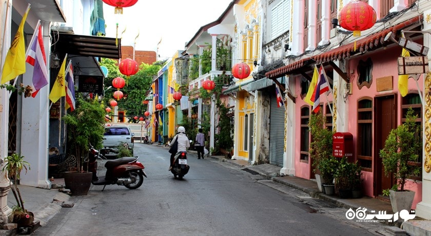 سرگرمی بازدید از شهر قدیمی پوکت شهر تایلند کشور پوکت