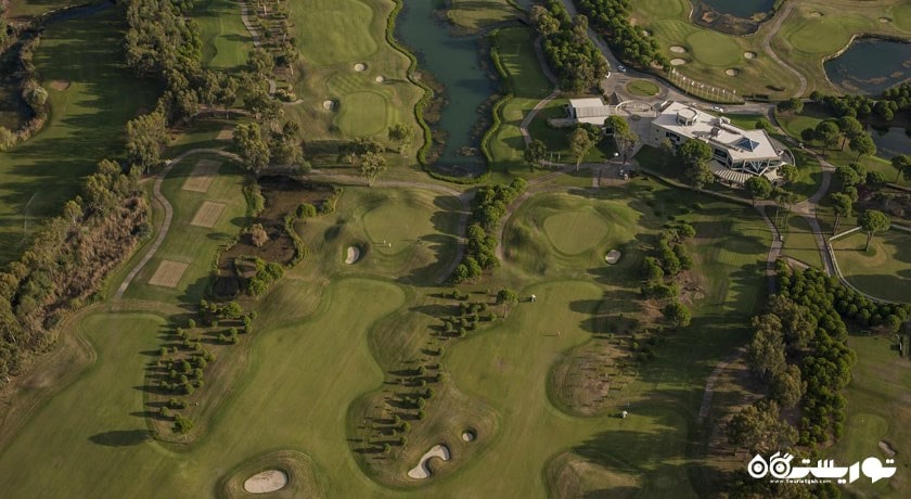 سرگرمی گلف در آنتالیا شهر ترکیه کشور آنتالیا