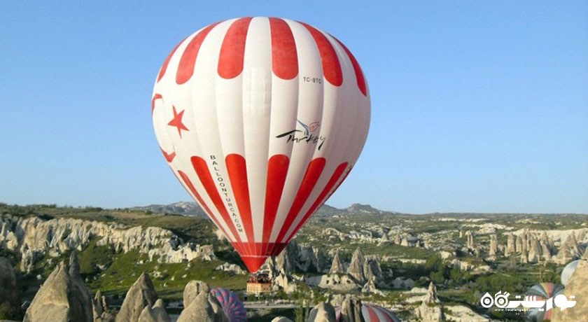 سرگرمی بالن سواری شهر ترکیه کشور آنتالیا
