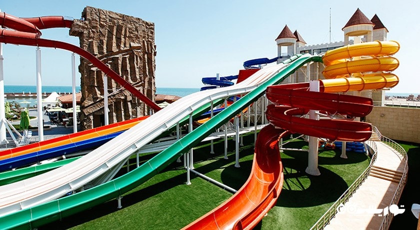 سرگرمی دالگا بیچ آکوا پارک ریزورت شهر آذربایجان کشور باکو