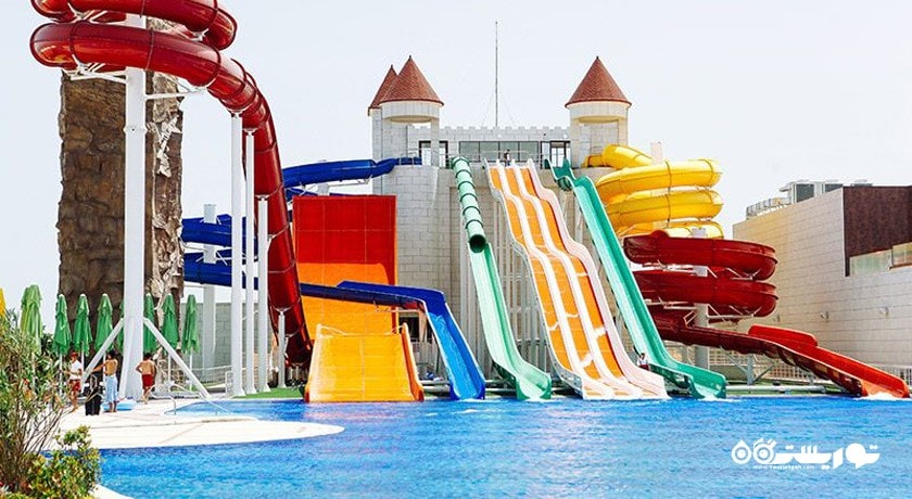 سرگرمی دالگا بیچ آکوا پارک ریزورت شهر آذربایجان کشور باکو