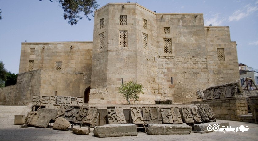  کاخ شروانشاهان شهر آذربایجان کشور باکو