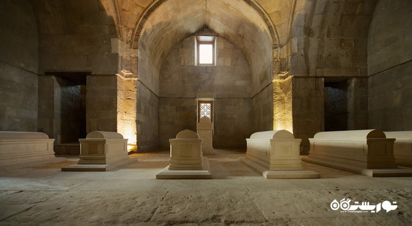  کاخ شروانشاهان شهر آذربایجان کشور باکو