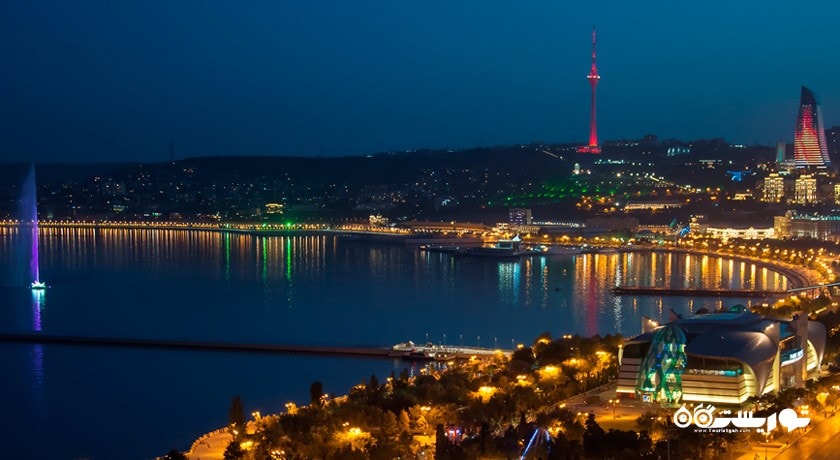  خلیج باکو شهر آذربایجان کشور باکو