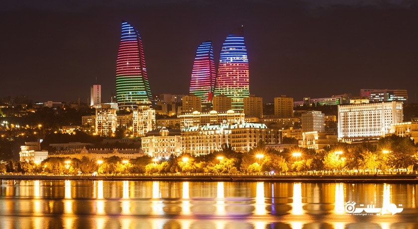 برج های شعله -  شهر باکو
