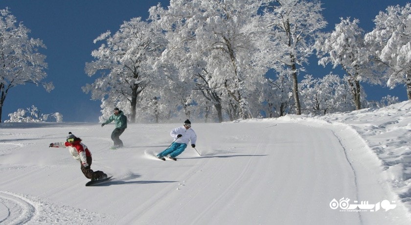 سرگرمی اسکی در باکو شهر آذربایجان کشور باکو