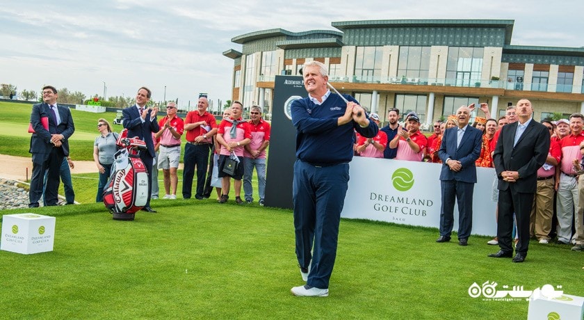 سرگرمی گلف در باکو شهر آذربایجان کشور باکو