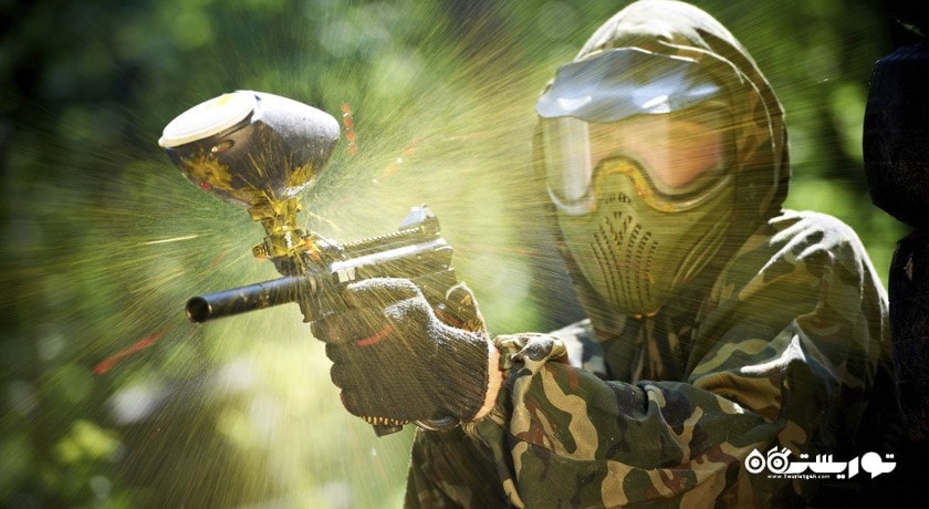 سرگرمی مرکز پینت بال باکو شهر آذربایجان کشور باکو