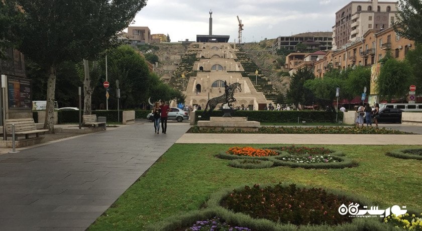  موزه هنر های معاصر کافسجیان شهر ارمنستان کشور ایروان