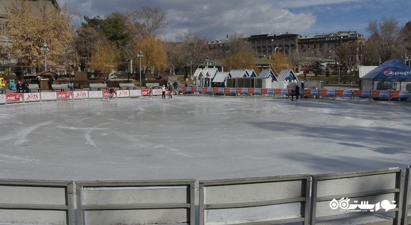  میدان آزادی ، ایروان شهر ارمنستان کشور ایروان