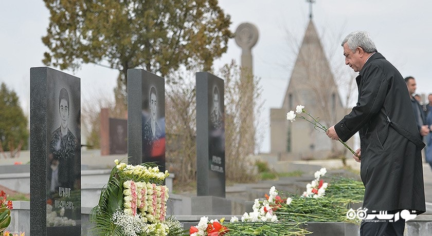  گورستان یرابلور شهر ارمنستان کشور ایروان