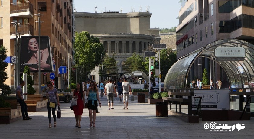  خیابان شمالی ، ایروان شهر ارمنستان کشور ایروان