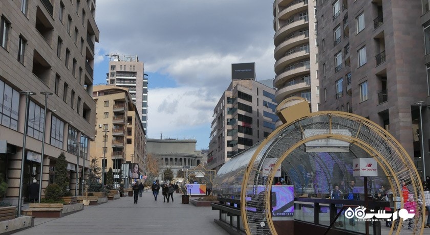  خیابان شمالی ، ایروان شهر ارمنستان کشور ایروان