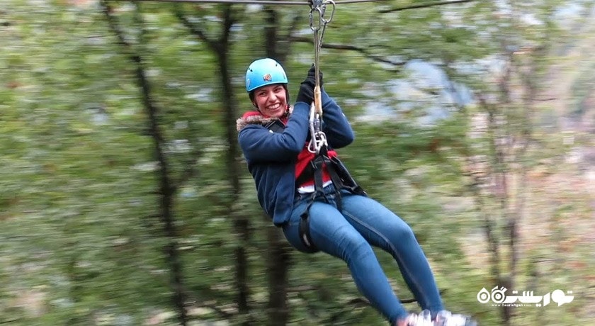 سرگرمی زیپ لاین ، ایروان شهر ارمنستان کشور ایروان