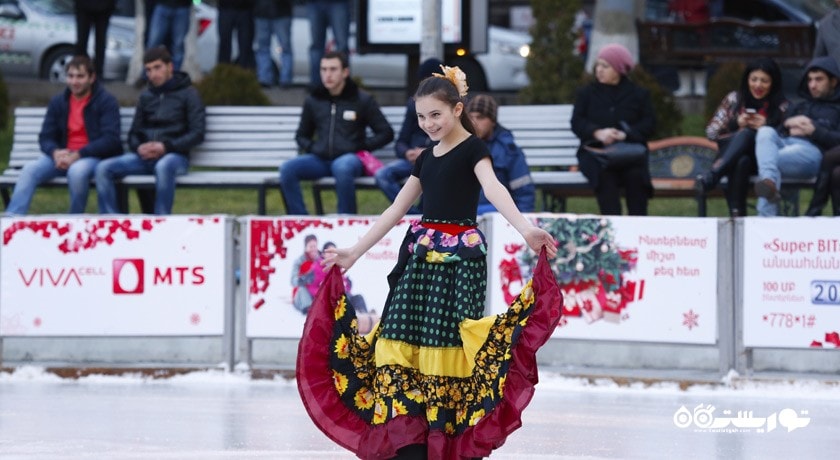 اسکیت سواری روی یخ ، ایروان -  شهر ایروان