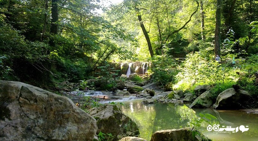  آبشار درازکش شهرستان مازندران استان بابل