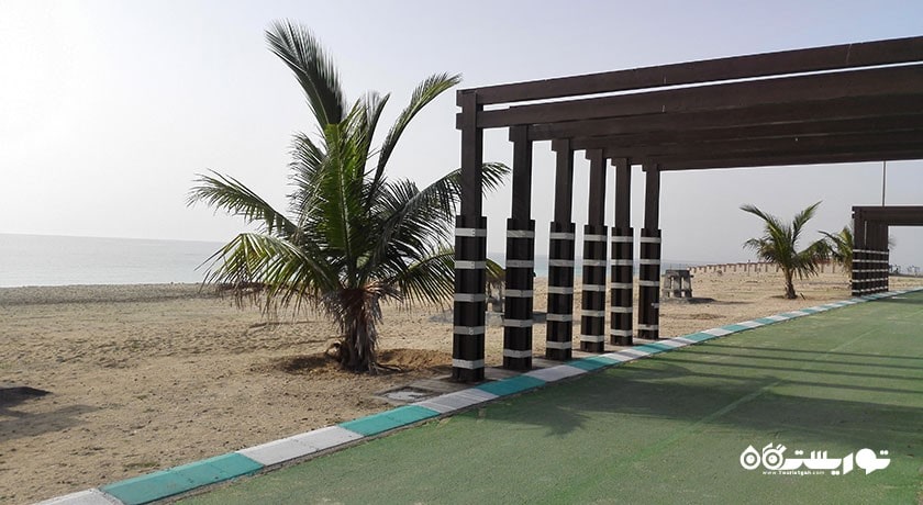  پارک ساحلی سیمرغ شهرستان هرمزگان استان کیش