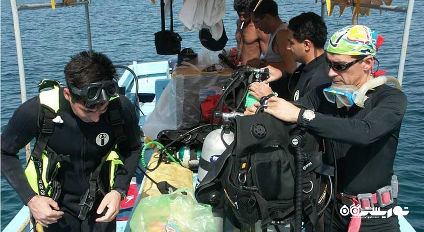  مرکز غواصی کیش شهر هرمزگان استان کیش