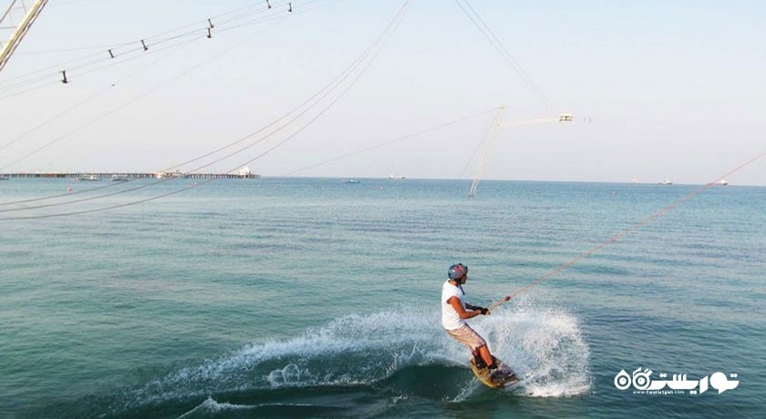  پارک کیبل اسکی  شهر هرمزگان استان کیش