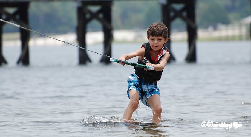  پارک کیبل اسکی  شهر هرمزگان استان کیش