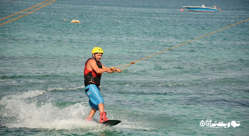  پارک کیبل اسکی  شهر هرمزگان استان کیش