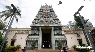  معبد سری تاندایوتاپانی شهر سنگاپور کشور سنگاپور